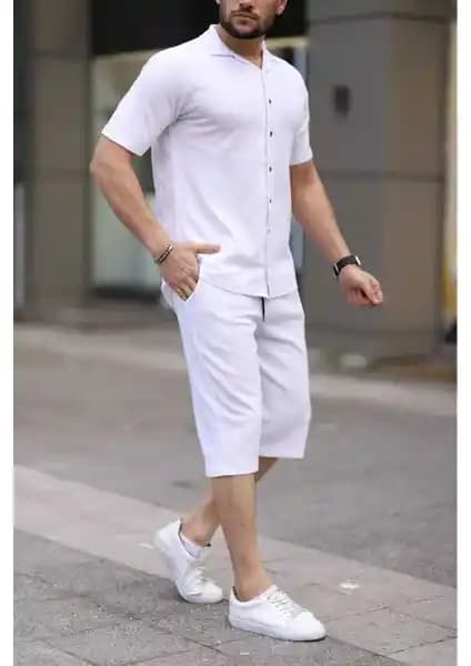 Vanesssadesign Gömlek Şort Takım Seti: Modern ve Çok Yönlü Yazlık Kombinasyonlar