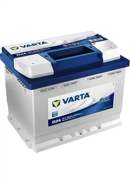Varta D24 12V 60 Ah 540A Blue Dynamic Akü Güç ve Güvenilirlik Sağlayan Performanslı Seçenek
