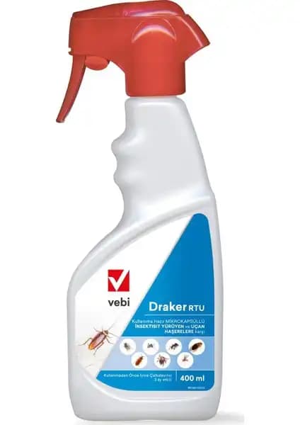 VEBİ Vebi Draker RTU 400 Mg Mikrokapsüllü Böcek İlacı Özellikleri ve Kullanım Alanları