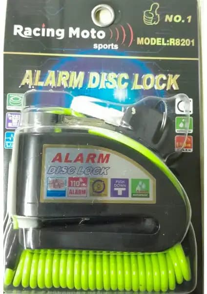 Vi Caro 110 Db Siyah Alarmlı Disk Kilidi: Güçlü ve Dayanıklı Güvenlik Çözümü