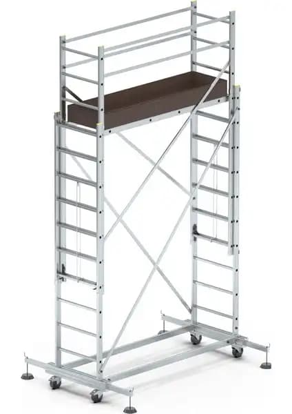 VM Vizyon 3+3 Toplam 6 Metre Açılabilen Aluminyum İskele Güvenli ve Pratik Çözüm