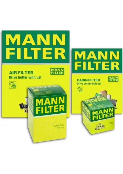 Volkswagen Golf 7 1.6 TDI Mann-Filter Filtre Bakım Seti Performans ve Güvenilirlik İçin