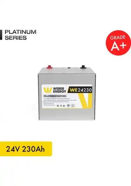 Werer Energy 24V 230Ah LiFePO4 Platinum Serisi Akü Güç ve Güvenilirlik Sunar