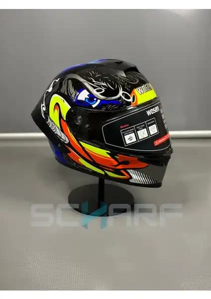 Wosen WS-202 Güneş Vizörlü Çene Açılır Kask: Güvenlik ve Estetiğin Mükemmel Birleşimi