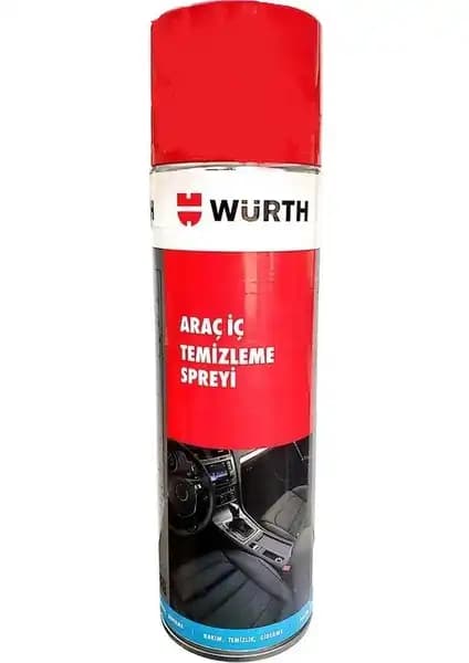 Würth Araç İçi Temizleme Köpüğü Sprey 500 ml: Güçlü ve Pratik Temizlik Çözümü