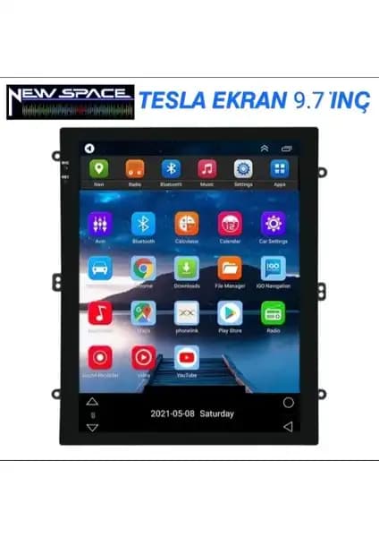 Yeni Nesil Space Tesla 9.7 İnç Ekran ile Gelişmiş Araç İçi Multimedya ve Navigasyon Çözümü