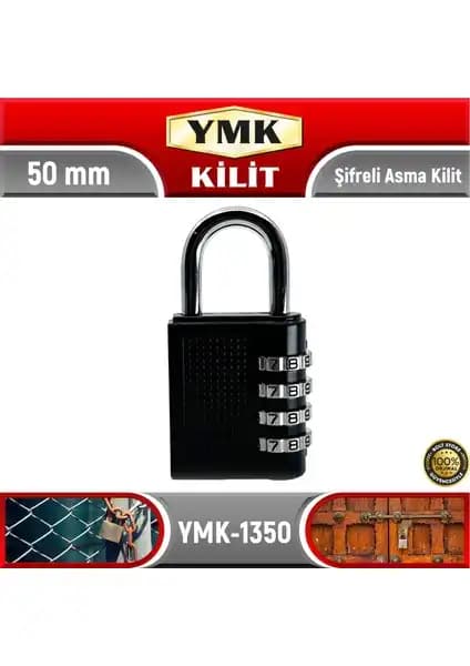 YMK Şifreli Asma Kilit 50 mm ile Güvenliğinizi Artırın ve Pratik Kullanım Sağlayın